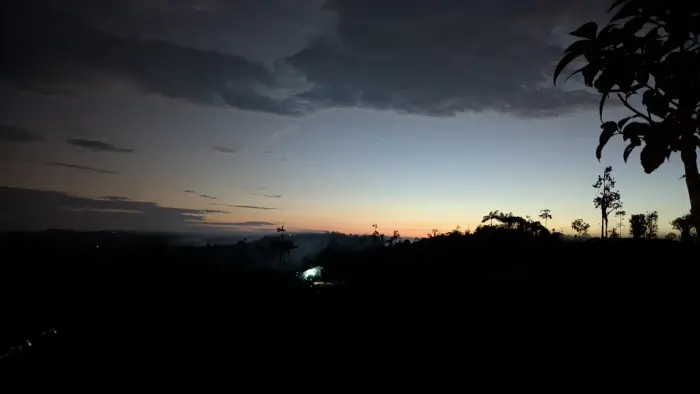 Sunset over the FCAT Reserve
